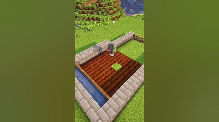 Minecraft Crop Farm🧑‍🌾 #shorts