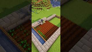 Minecraft Crop Farm🧑‍🌾 #shorts