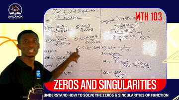 ZEROS AND SINGULARITIES OF A FUNCTION  | Complex Analysis Explained Simply