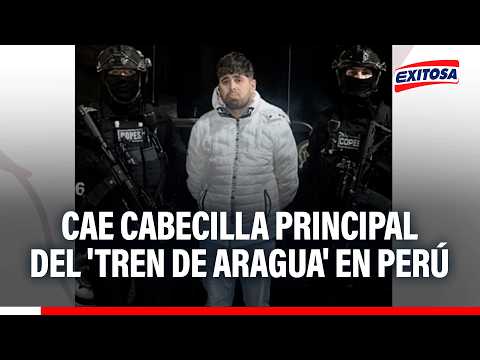 🔴🔵 Cae cabecilla principal del 'Tren de Aragua' en el Perú: Pdte. de Colombia confirmó su captura