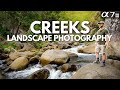 Mountain CREEK Landscape Photography - A CLOSE CALL! Sony A7iii Landscape Photography Vlog