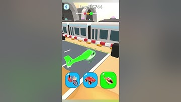 Shape shifting2 game level #6744  hyper casual game #shapeshifting  #gameplay #gaming #shortvideo...