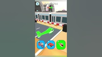 Shape shifting2 game level #6744  hyper casual game #shapeshifting  #gameplay #gaming #shortvideo...