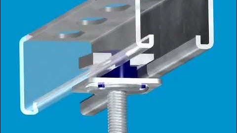 Unistrut Kwik Washer: Overhead Installation with One Hand