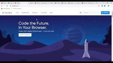 angular training part 4 -  StackBlitz online editor for angular , react