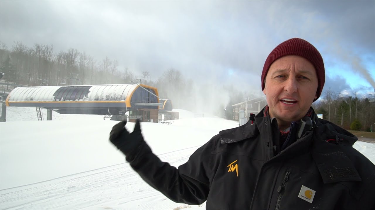 Snowmaking 101 at Timberline Mountain
