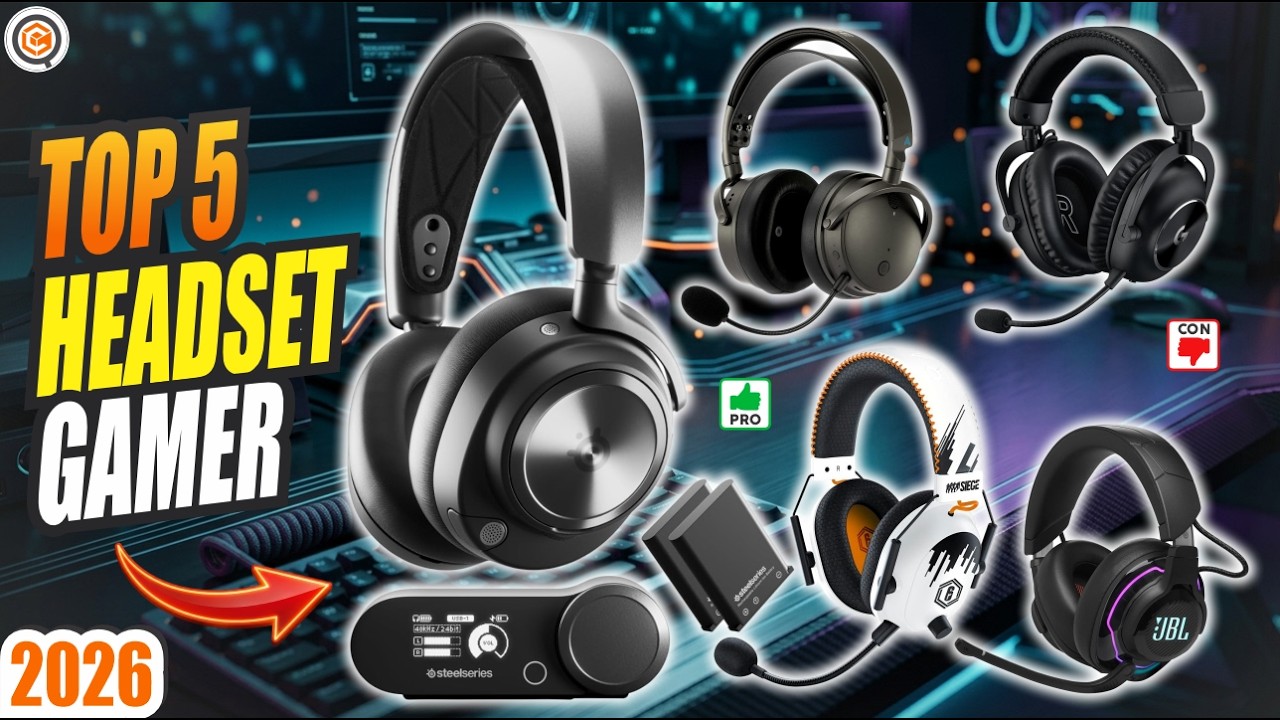Os 5 Melhores Headsets Gamer de 2026: Qual Comprar Hoje? - YouTube