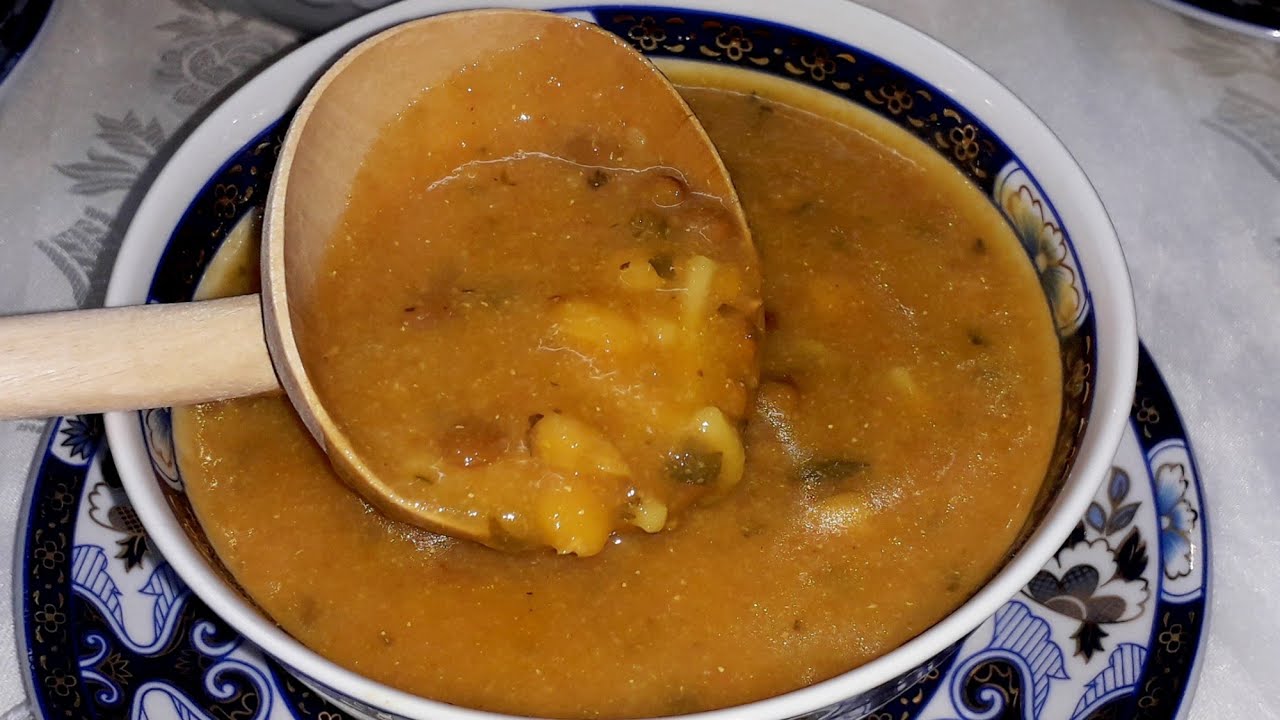 الحريرة المغربية بطريقتي بدقيق القمح الكامل بدون لحوم ولا مواد حافظة ..