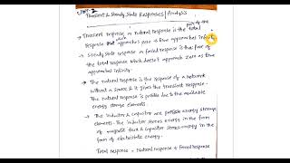Introduction to Transient and Steady State Response Analysis | Rampelli Manojkumar | BVRITH | IITG