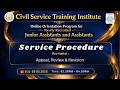 🔴 Live Orientation Program for Junior Assistants and Assistants – Service Procedure | Class 8