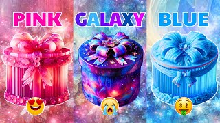 Choose Your Gift 🎁| Pink, Galaxy Or Blue 😭😍🤩 | Are You A Lucky Person Or Not?