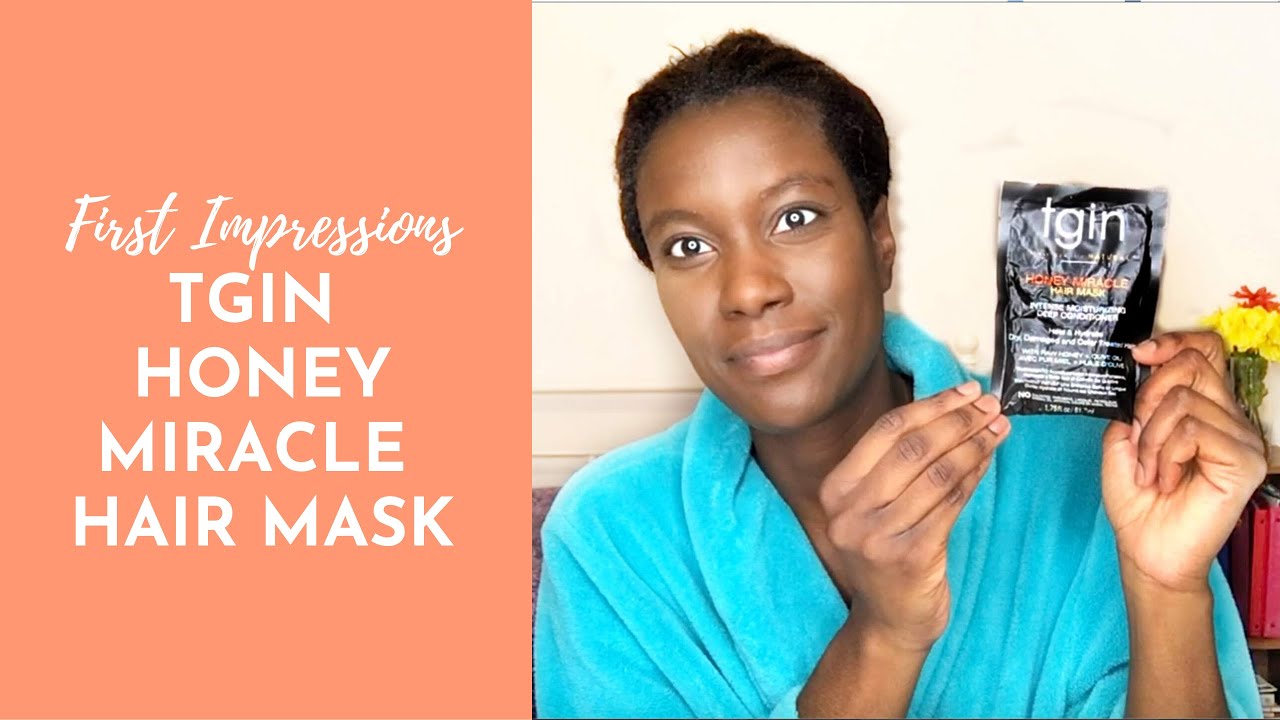 TGIN Honey Miracle Hair Mask First Impressions On Relaxed Hair YouTube