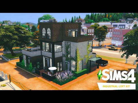 INDUSTRIAL LOFT HOUSE | The Sims 4 Industrial Loft Kit | NO CC