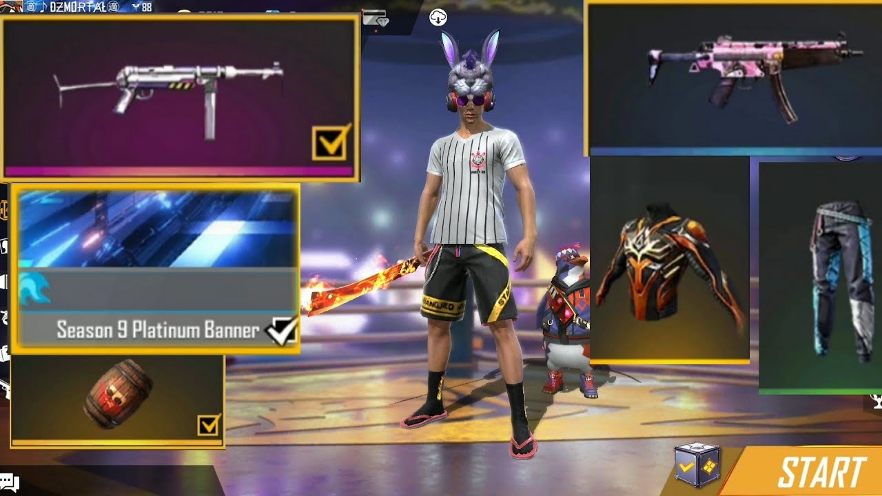 MY COLLECTION IN FF WITH CRAZY BOY ARFAT