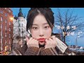 "우리 첫눈 올 때 만날래..?"❄️뽀얀 핑크 코랄 메이크업☃️💓ㅣMINCARONG