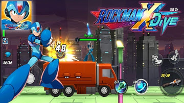 ROCKMAN X DiVE Gameplay (Android) Official Release