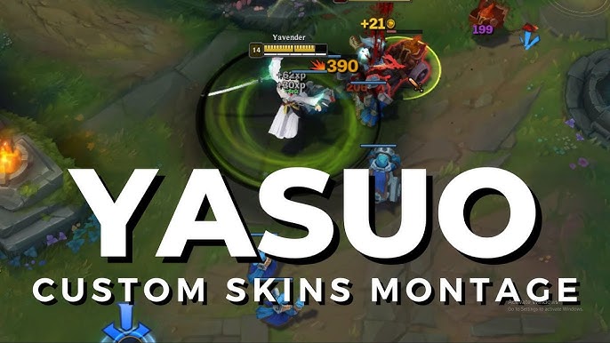 Preview Yasuo Custom Skin By Yavender (Read Description/Pin Comment) 