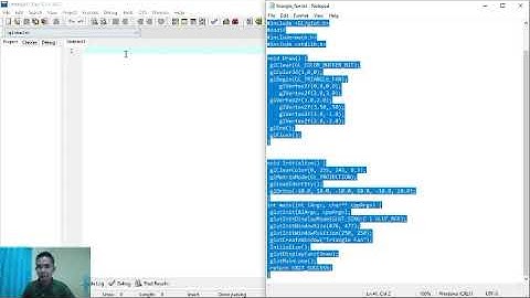 BERBAGAI OPEN GL PADA AFLIKASI Dev-C++ #coding #belajar #codingdecodingtricks