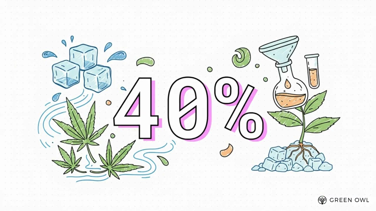 ICE-O-LATOR CBD : extraction à l’eau glacée, pureté & COA | Green Owl (≤0,3% THC)