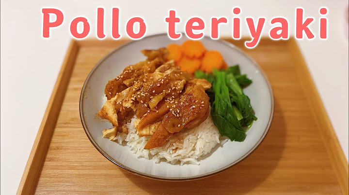 Pollo TERIYAKI: come preparare un piatto unico velocemente!