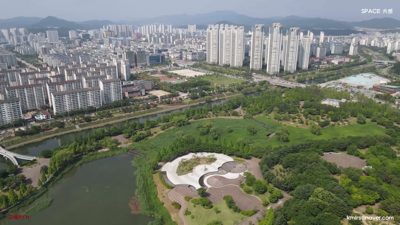 [매빅에어2]안산 호수 공원 조감도 촬영