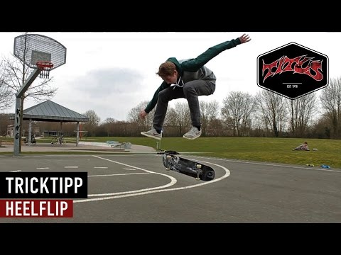 How to Heelflip - einfach und schnell Skateboard Tricks lernen (deutsch/german)