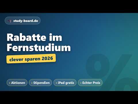 Rabatte im Fernstudium: clever sparen, ohne sich blenden zu lassen