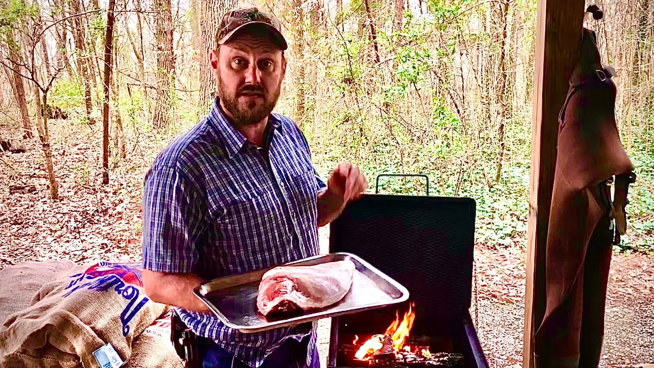 Smoked wild hog ham roast! YouTube