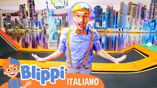 Blippi visita un parco di divertimenti | Blippi in Italiano | Video educativi per bambini