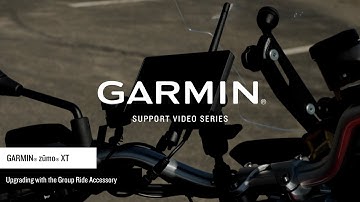 Support: Upgrading a zūmo® XT with the Group Ride Accessory
