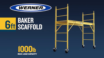 Werner Ladder - SRS72 Steel Rolling Scaffold