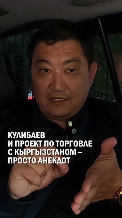 Кулибаев и проект по торговле с Кыргызстаном – просто анекдот # ...