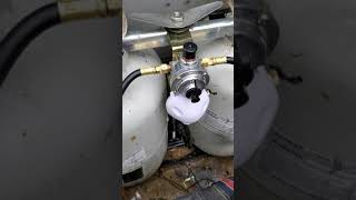 Hissing from Propane Regulator