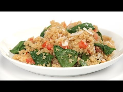 How To Cook Quinoa With Roasted Garlic Tomatoes And Spinach Myrecipes-11-08-2015