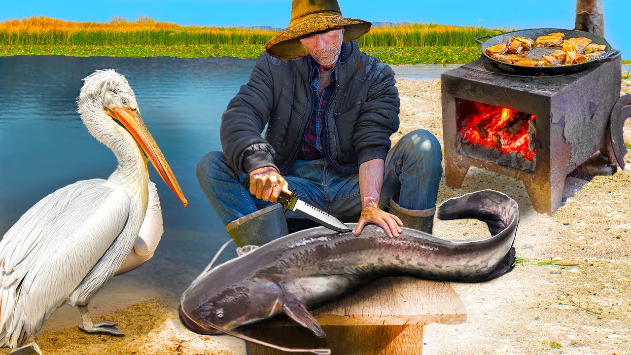 Повседневная жизнь в дикой дельте Дуная | Ловля и приготовление еды