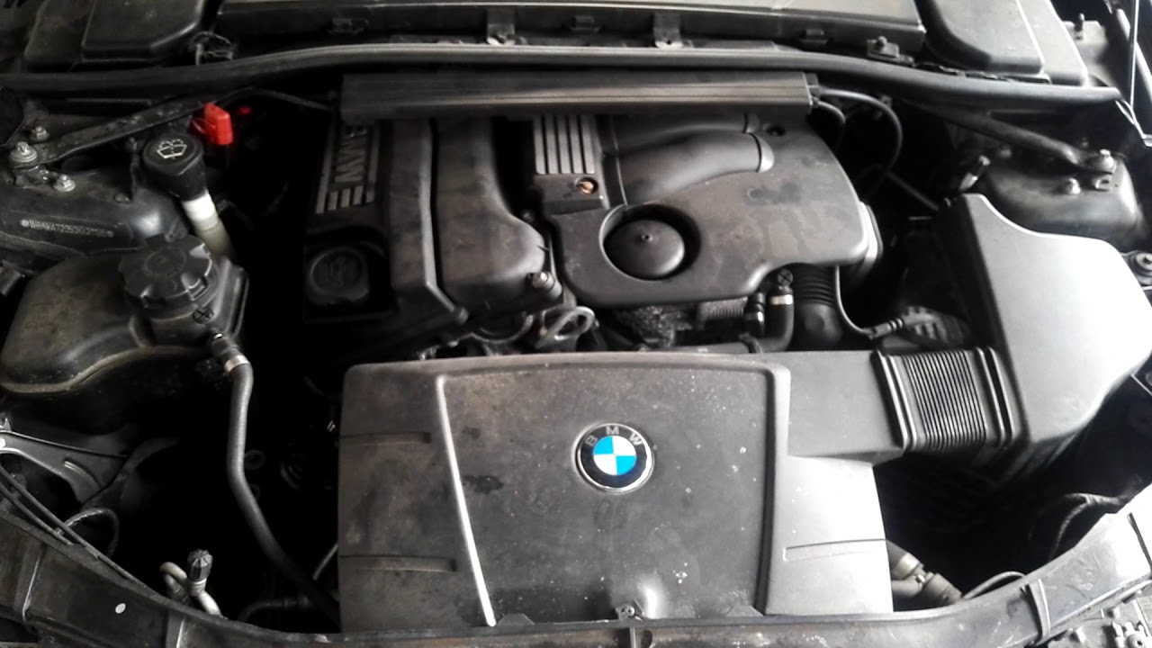 Praca silnika BMW E90 N46B20B 320i. 10 stopni YouTube