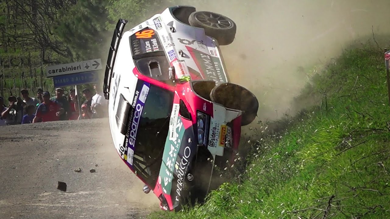 Rally Regione Piemonte 2024  JUMPS CRASH  MISTAKE