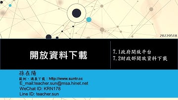 07.開放資料-政府開放平台的開放資料下載、財政部進出口國家地區與產品開放資料下載-零售智慧之Power BI大數據分析