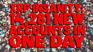 XRP: MOST NEW ACCOUNTS CREATED SINCE 2017 RALLY IN SINGLE DAY!