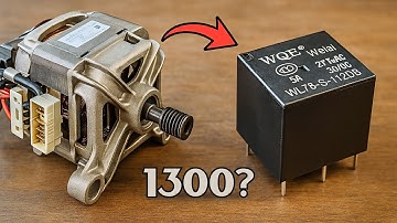 How Washing Machine Motor Speed Is Controlled Under 1300 RPM