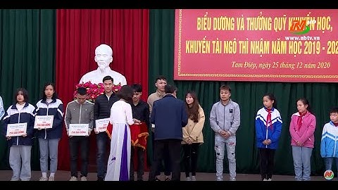 Biểu dương và trao thưởng quỹ khuyến học khuyến tài Ngô Thì Nhậm