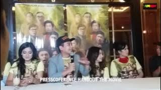 LIPUTAN EXCLUSIVE RADITYA DIKA DAN SOLEH SOLIHUN BERDEBAT DI PRESSCONFERENCE HANGOUT THE MOVIE