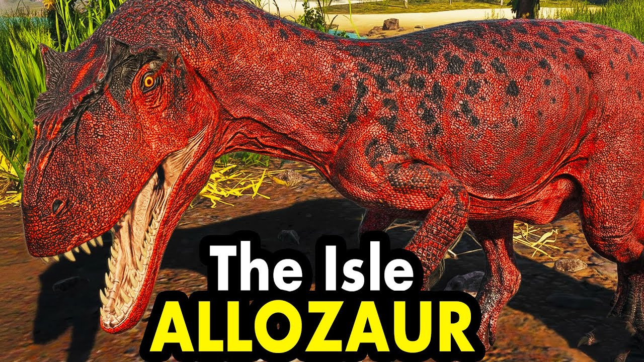 NAJLEPSZA PRZYGODA ALLOZAUREM (Nowy Dinozaur w The Isle) z Admirosem i Hogatym