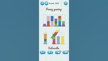 water sort puzzle game level 1020 #numpuz #newlevel #game #shorts #watersortpuzzle #androidgames