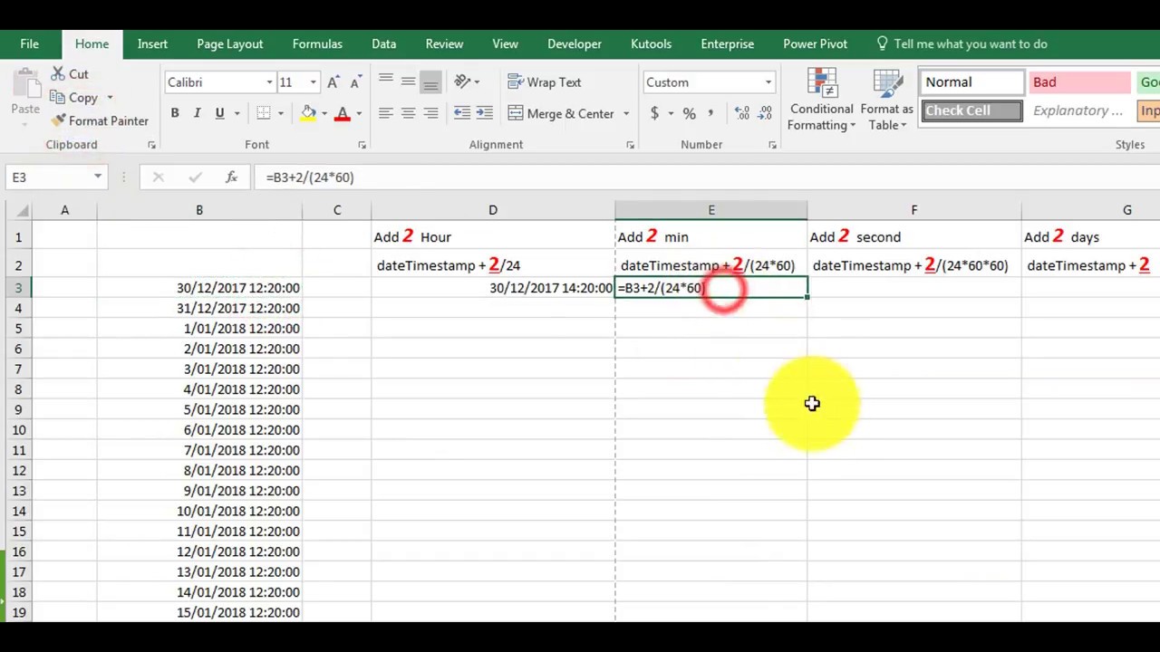 openoffice calculate minutes between two times