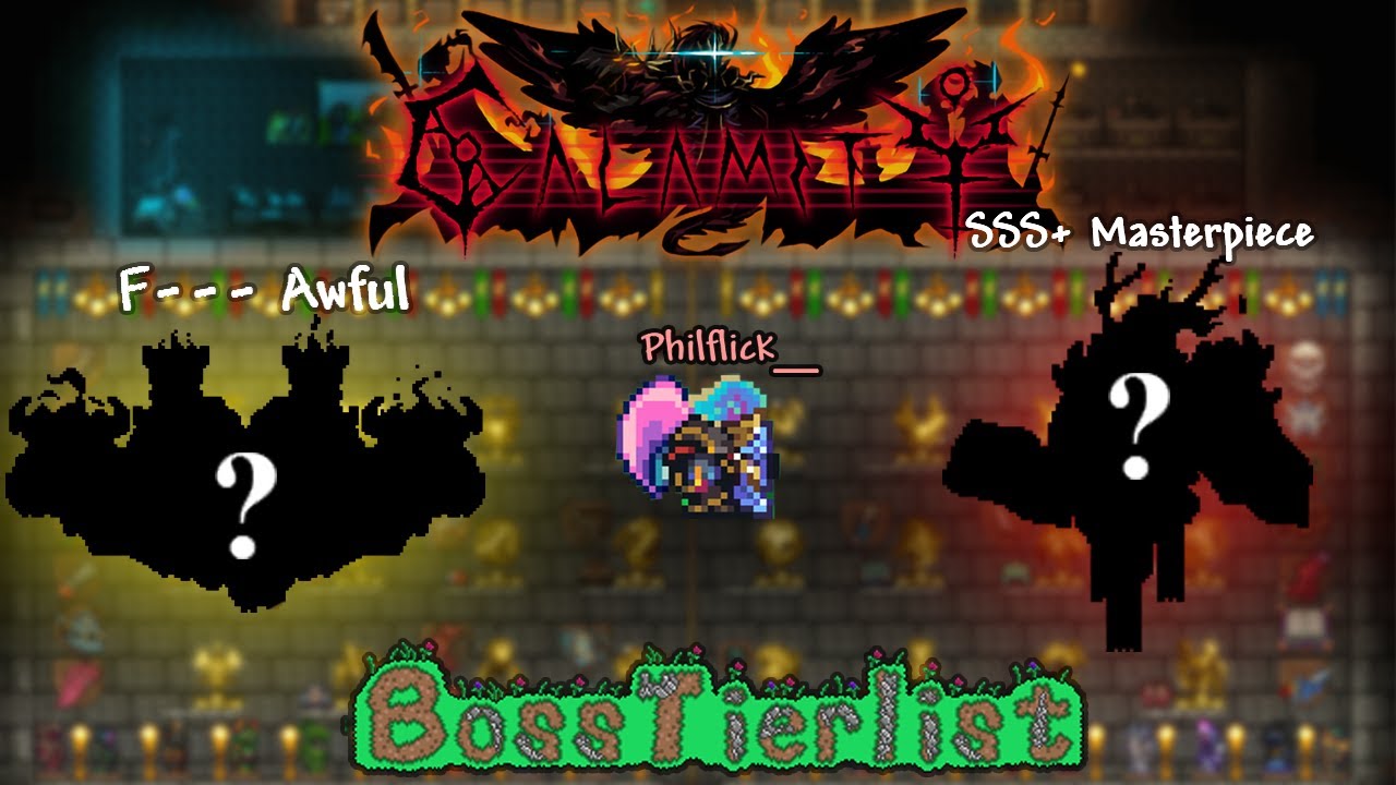 I Ranked Every Terraria Calamity Boss! (Updated for 1.4) 