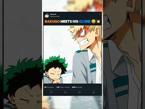 Bakugo Meets His Clone Myheroacademia Edit Amv Mha Anime