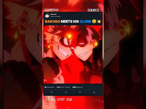 Bakugo Meets His Clone Myheroacademia Edit Amv Mha Anime