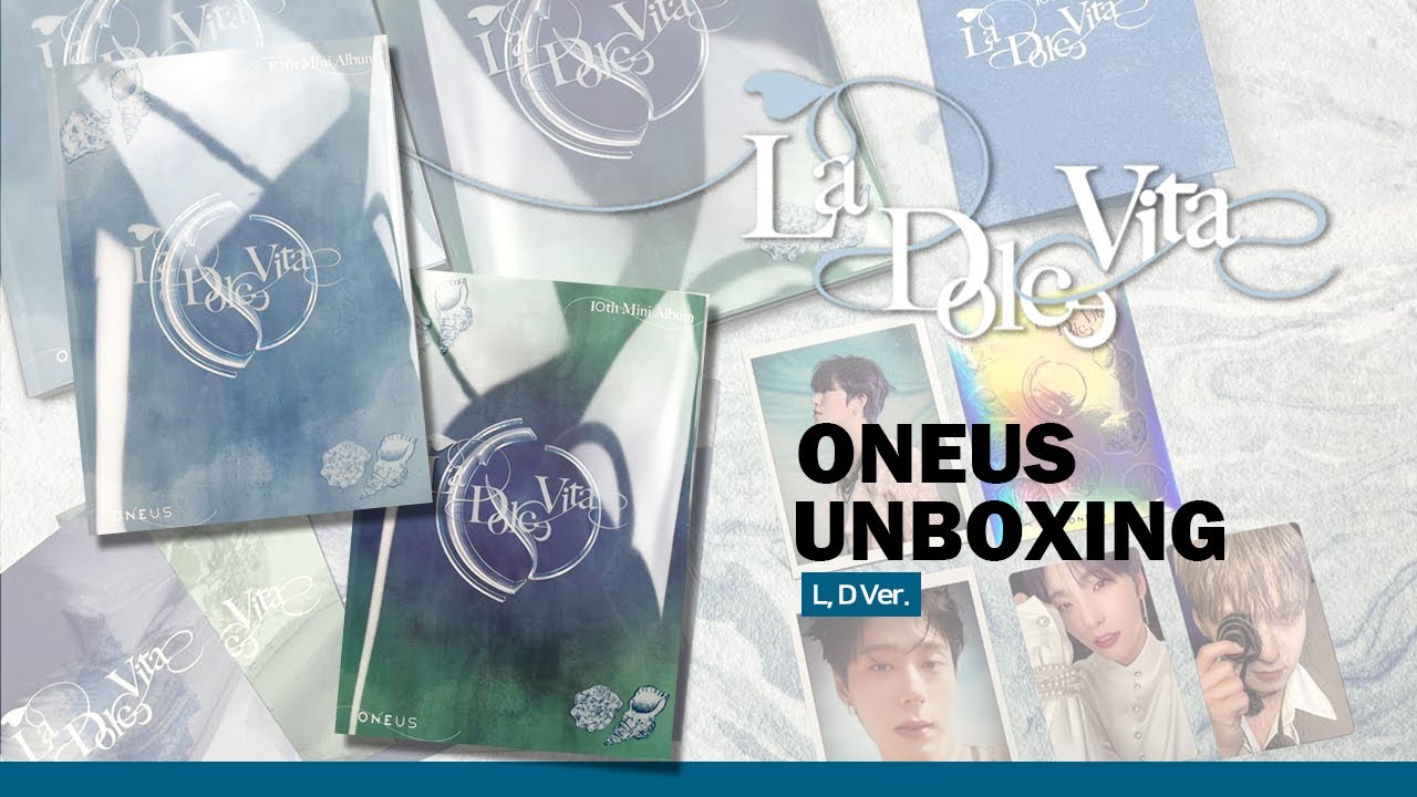 💿UNBOXING💿 ONEUS 10th Mini Album 'La Dolce Vita' [L, D Ver