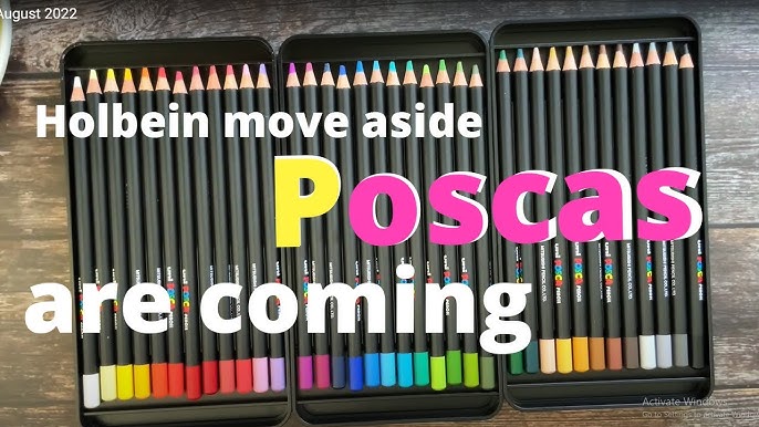 Review Of The Uni Mitsubishi POSCA Colored Pencils — The Art Gear Guide